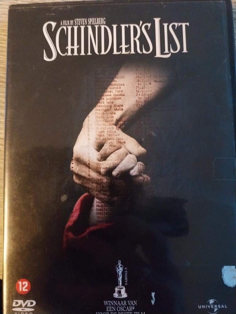 Schindler's List DVD - Steven Spielberg - Goede staat, Cd's en Dvd's, Dvd's | Drama, Vanaf 12 jaar, Ophalen of Verzenden, Zo goed als nieuw