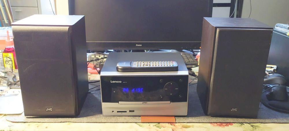 Lenco MDV-8 Microset home audio set, Audio, Tv en Foto, Stereo-sets, Overige merken, Gebruikt, Ophalen of Verzenden, Tuner of Radio