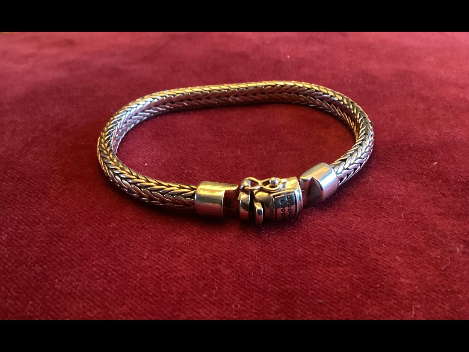 Buddha to buddha armband “ Ellen XS “ zo goed als nieuw, Ophalen of Verzenden, Zo goed als nieuw, Zilver