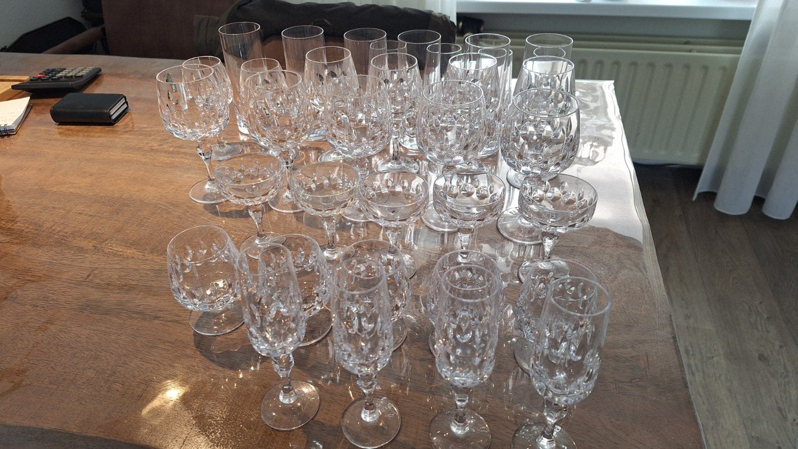 Schitterende kristallen glasservice, Antiek en Kunst, Antiek | Glas en Kristal, Ophalen