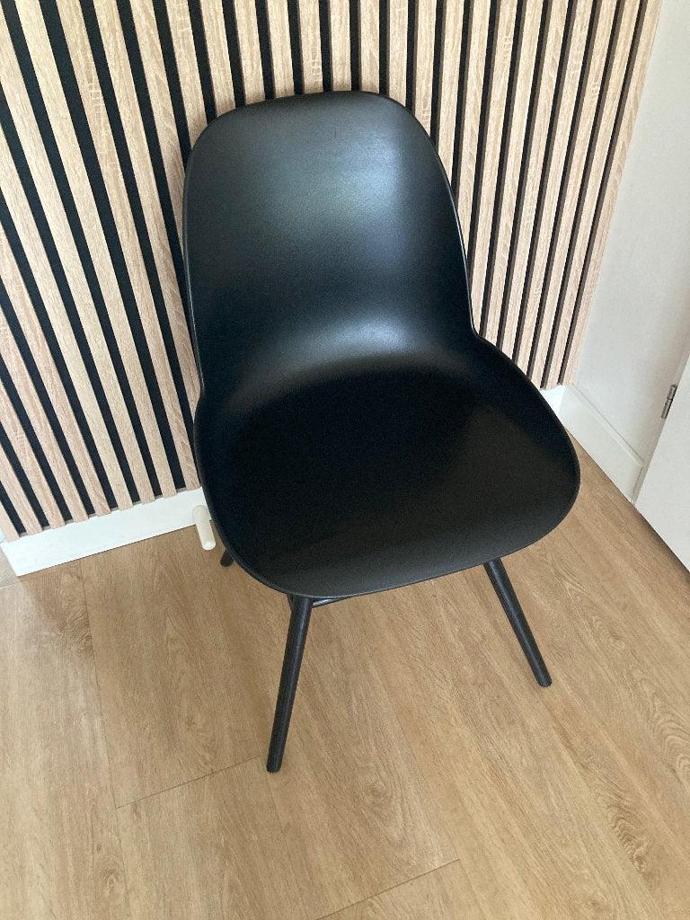 Zuiver Albert Kuip stoelen 6x, Ophalen, Gebruikt, Zwart, Vijf, Zes of meer stoelen