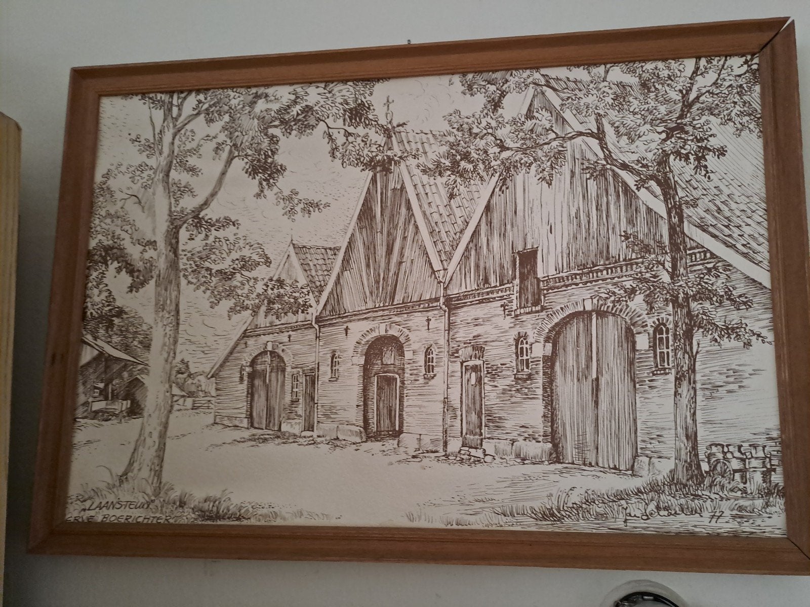 Erve Boerigter in de lutte, Antiek en Kunst, Ophalen of Verzenden