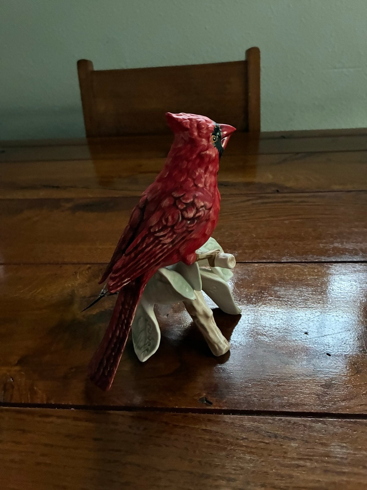 Goebel Porseleinen Kardinaal Vogel op Takje - Duitsland, Verzamelen, Beelden en Beeldjes, Ophalen of Verzenden, Zo goed als nieuw