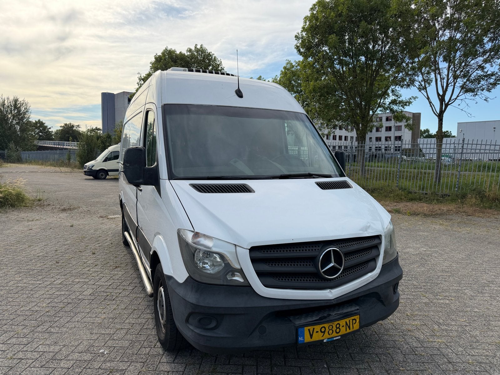Mercedes-Benz Sprinter 314 L2H2 EURO 6 2018 Koelwagen, Auto's, Stof, Wit, Particulier, Onderhoudsboekje