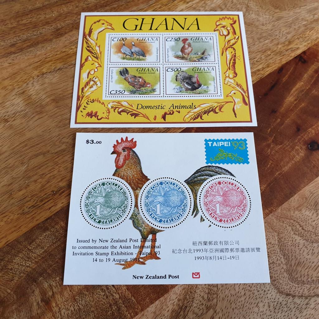 Postzegels Ghana en taipei, Ophalen of Verzenden, Overige landen