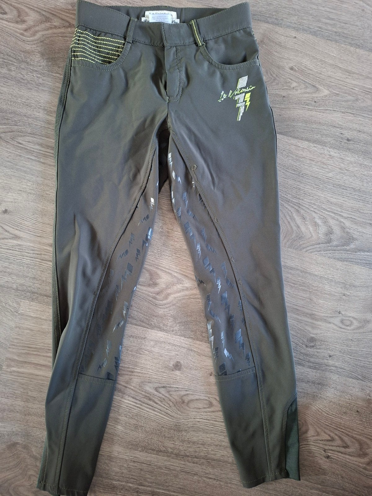 La Valencio rijbroek maat 152 donkergroen, Kinderen, Dressuur, Zo goed als nieuw, Onderkleding