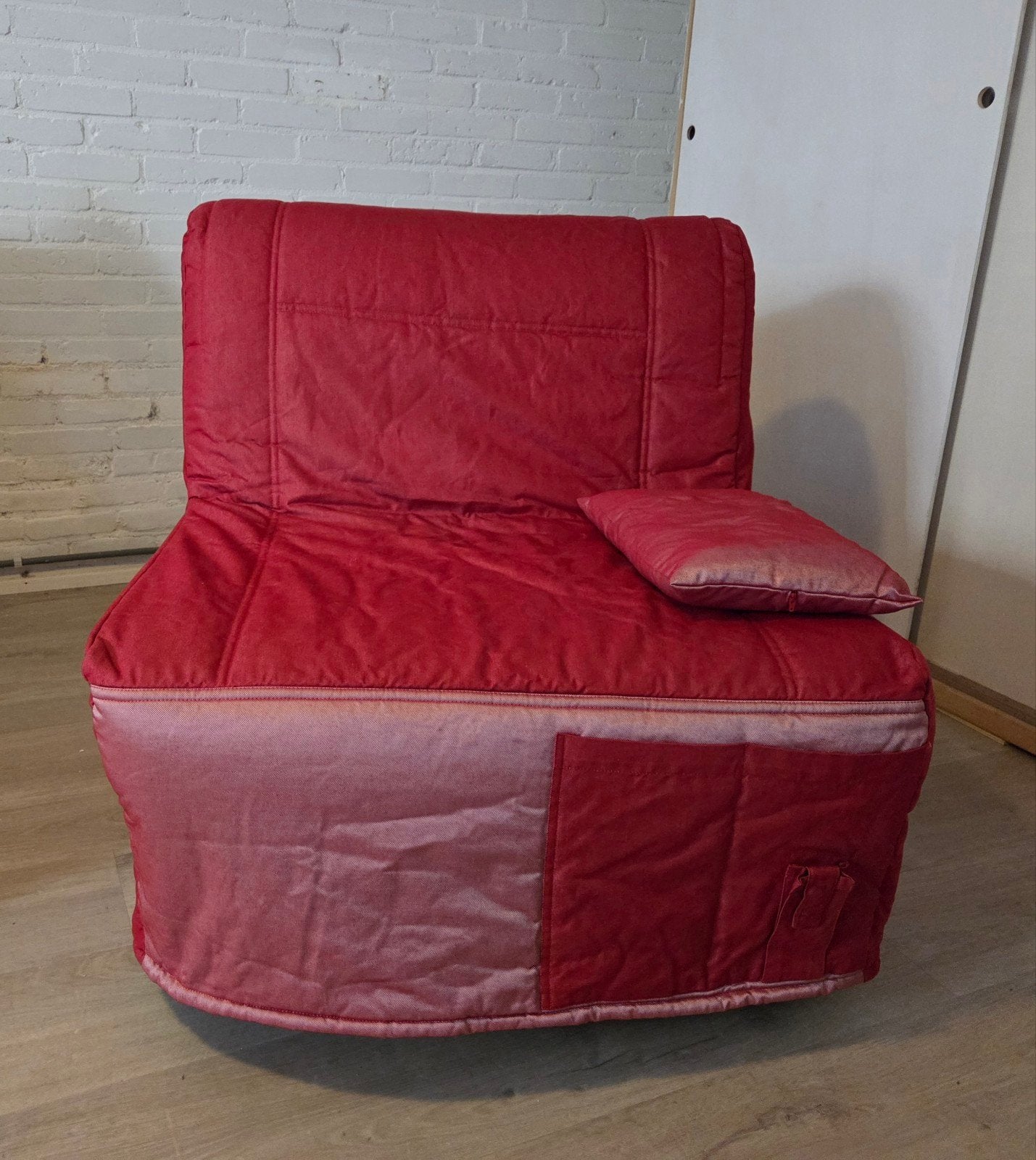 slaapbankhoes 1 pers. Lycksele, Huis en Inrichting, Slaapkamer | Slaapbanken, Ophalen, Eenpersoons, 90 cm