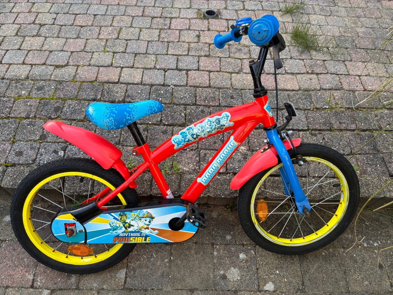 Paw patrol fiets 16 inch, Fietsen en Brommers, Ophalen, Gebruikt, 16 tot 20 inch