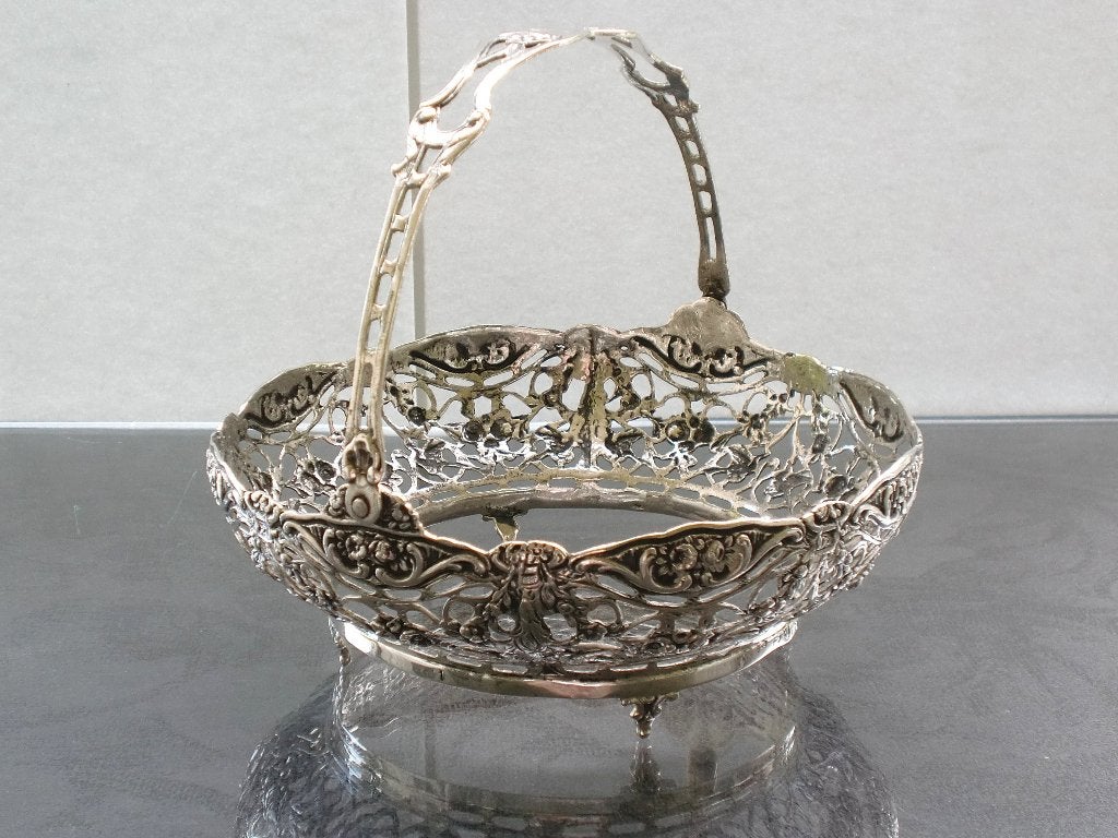 Zilveren Jugendstil Komhouder, Duitsland ca 1900, 210 gram, Antiek en Kunst, Antiek | Goud en Zilver, Ophalen of Verzenden, Zilver