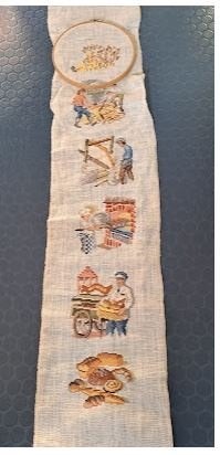 borduurpatroon PAKO broodbakken bakkerij, Hobby en Vrije tijd, Borduren en Borduurmachines, Ophalen of Verzenden, Zo goed als nieuw