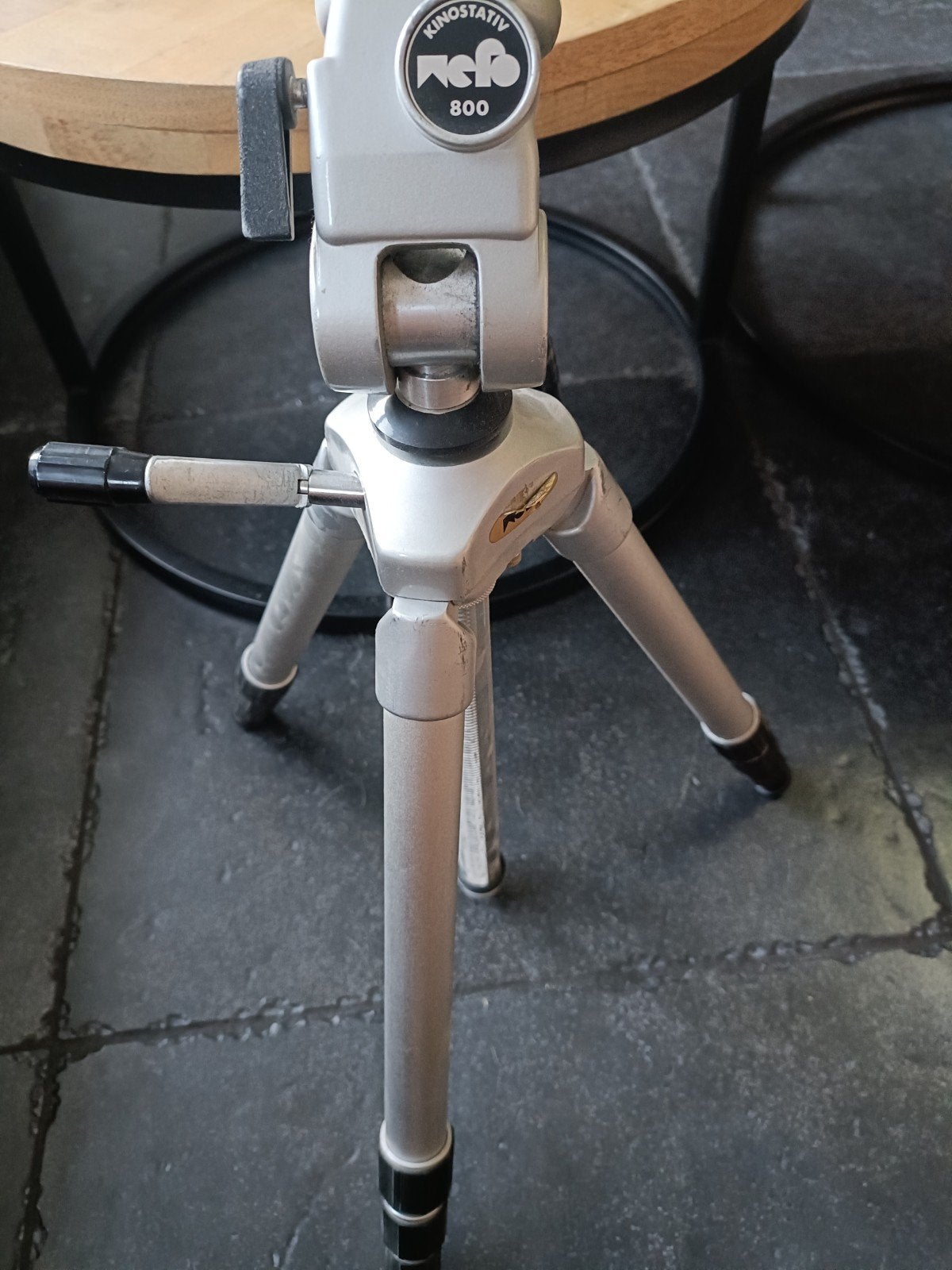Kino Stativ 800 Driepoot - Vintage Camera Statief, Ophalen, Gebruikt, Driepoot, Minder dan 150 cm