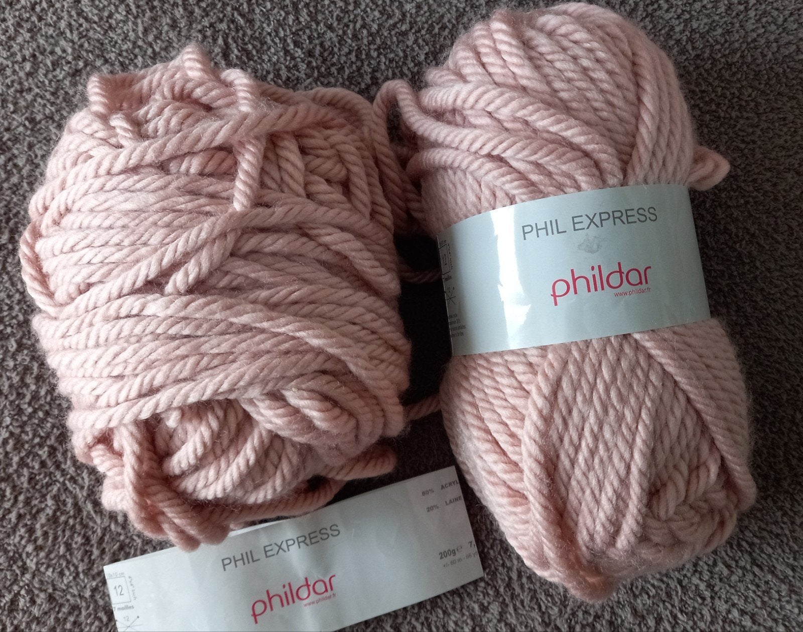 2 x phildar Phil express., Ophalen, Nieuw, Haken, Wol of Garen