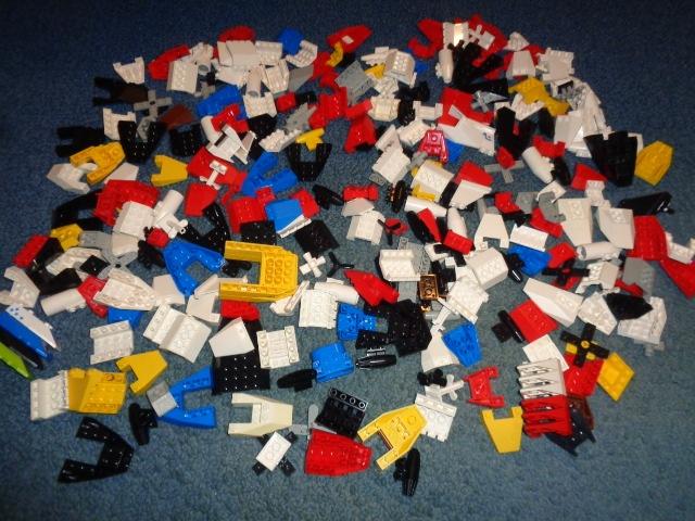 Partij H92=Mix met Lego vliegtuig onderdelen