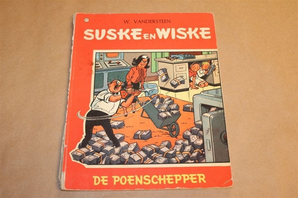 Suske en Wiske - De poenschepper - 1e gekleurde serie, Boeken, Stripboeken, Eén stripboek, Ophalen of Verzenden, Gelezen