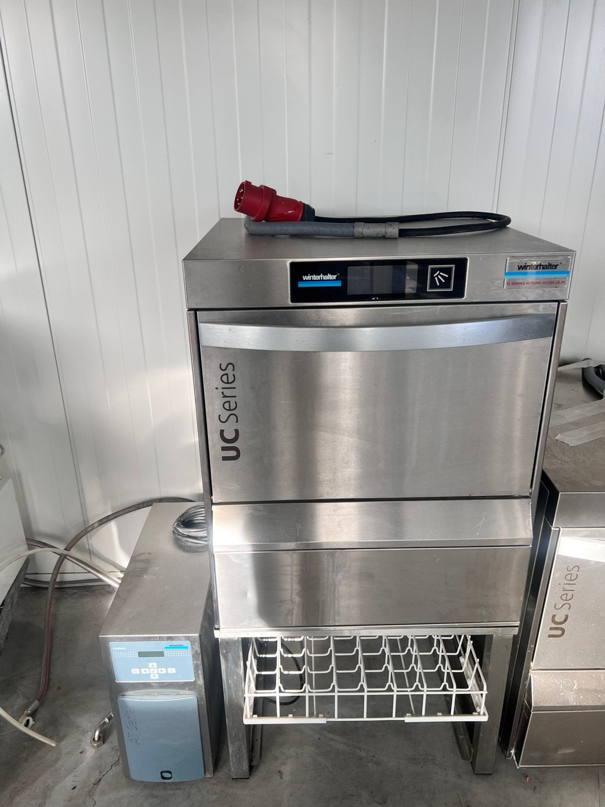 Winterhalter UCserie professionel vaatwasser/ATseries osmose, Ophalen