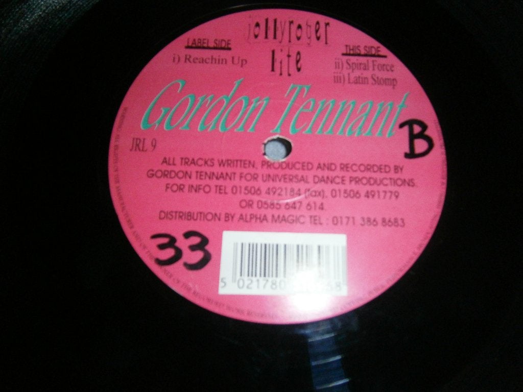 Gordon Tennant – Reachin Up. 1996. UK. Rave, Happy Hardcore, Cd's en Dvd's, Vinyl | Dance en House, Ophalen, Gebruikt, Hardcore