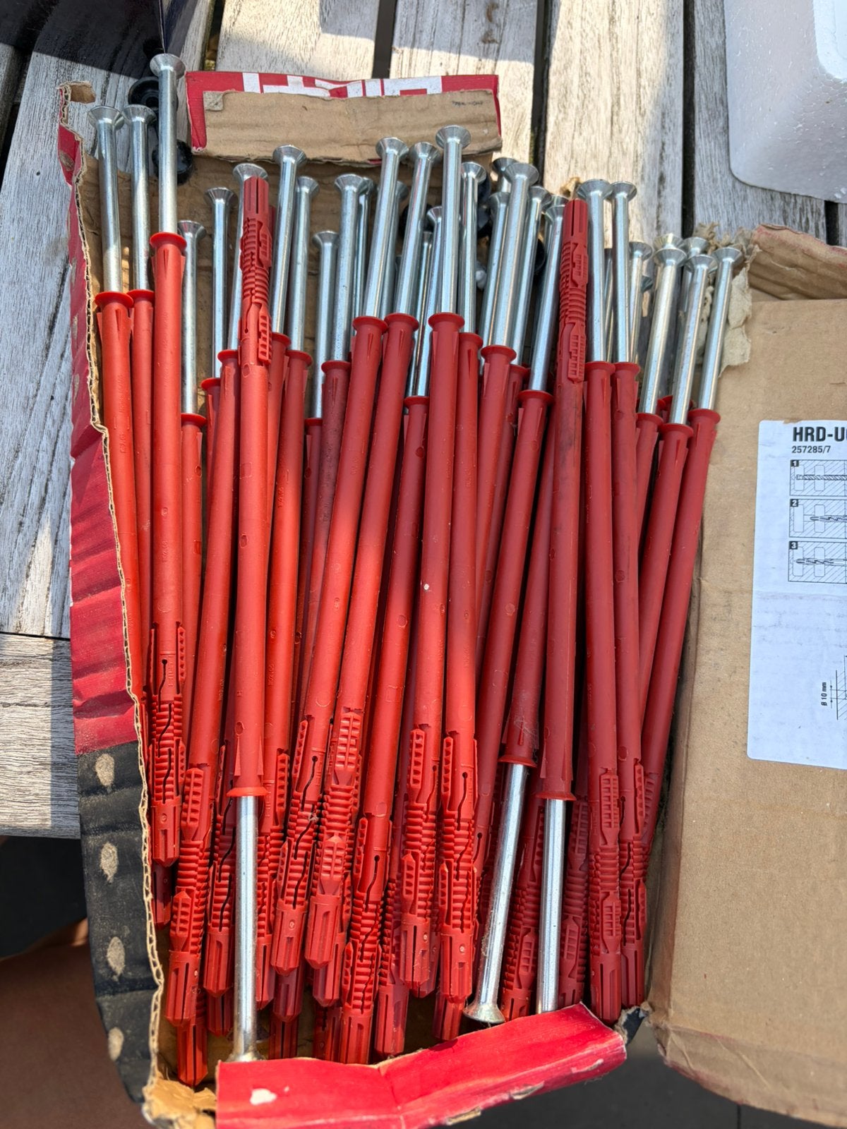 Hilti HRD-UGT 10x230/160 bevestigingsankers, Ophalen of Verzenden, Zo goed als nieuw