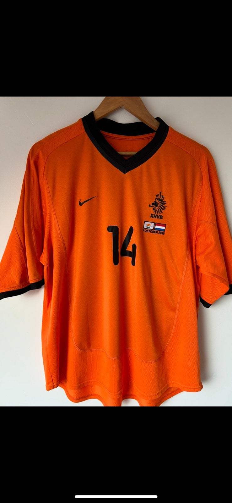 Matchworn/ issued shirt nederlands elftal seedorf, Maat XL, Ophalen of Verzenden, Zo goed als nieuw, Shirt