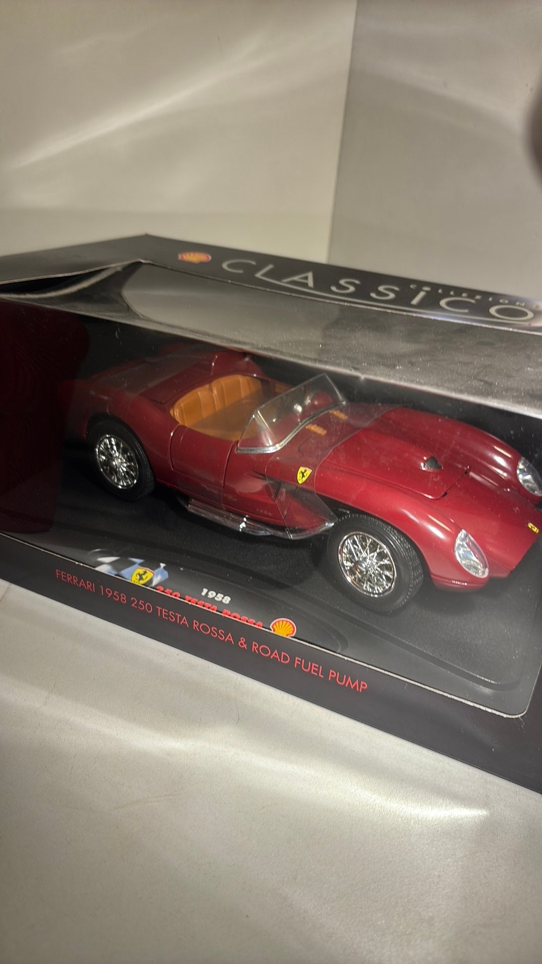 Ferrari 250 testa rossa 1958 shell 1.18, Overige merken, Ophalen of Verzenden, A, A
