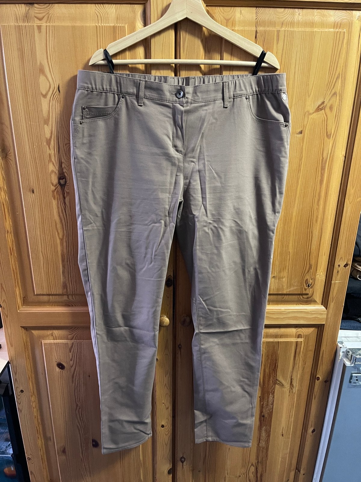 Broek , merk Sensia, Beige, Maat 46/48 (XL) of groter, Ophalen of Verzenden, Zo goed als nieuw