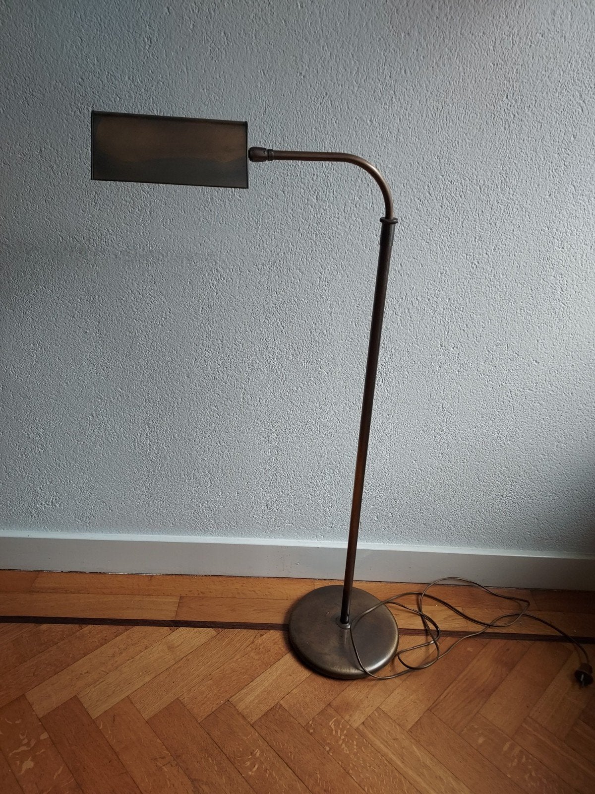bronskleurige leeslamp, Ophalen of Verzenden, Verstelbaar