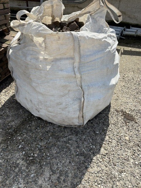 Te Koop: Bigbag copplestones, Tuin en Terras, Ophalen, Gebruikt, Graniet, Kei