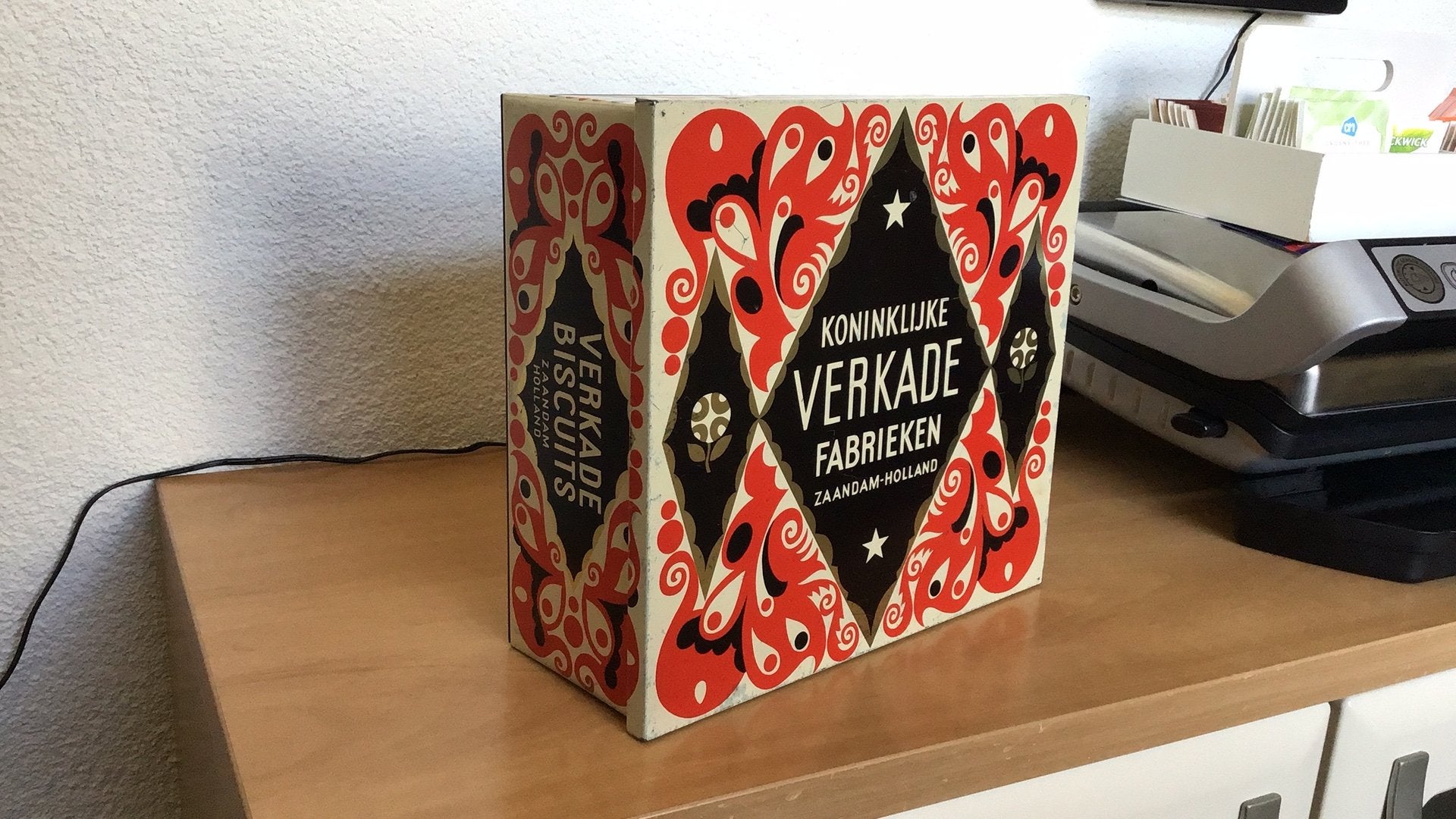 Verkade Blikken Set: Biscuit en Beschuit (1984 en Ouder), Ophalen of Verzenden, Gebruikt, Koek(jes), Verkade