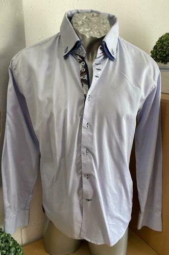 Arya Boy overhemd maat S [vm], Kleding | Heren, Ophalen of Verzenden, Zo goed als nieuw, Blauw, Halswijdte 38 (S) of kleiner