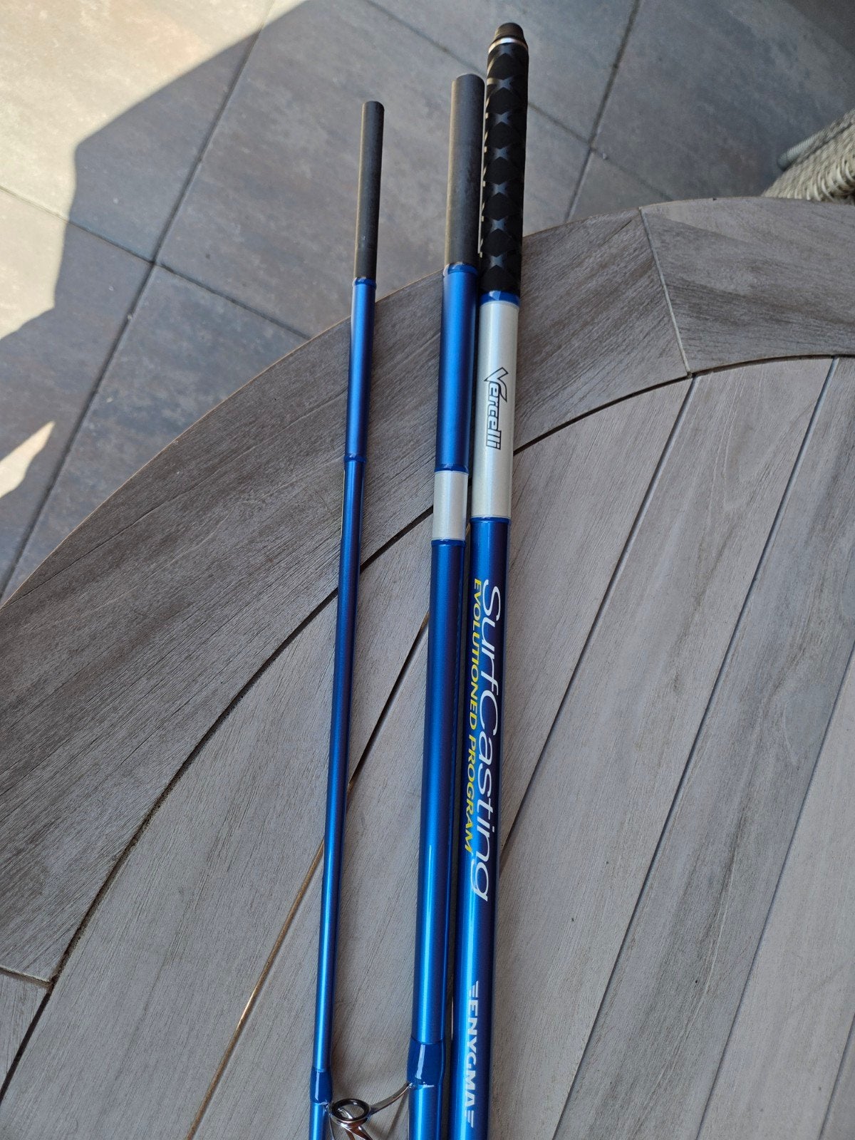 Strandhengel Enygma Indigo 3-delig 4,50m 100/200g, Ophalen of Verzenden