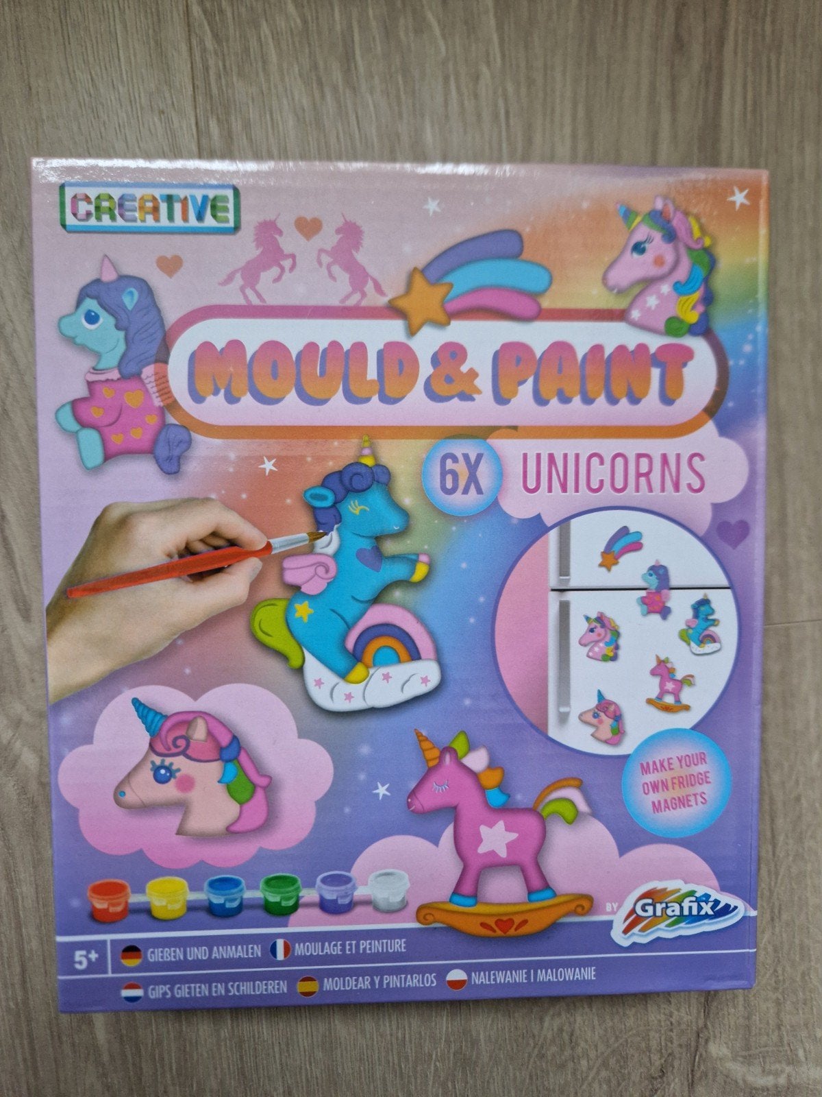 Gips gieten schilderen set unicorns. Nieuw!, Ophalen of Verzenden, Nieuw, Knutselen
