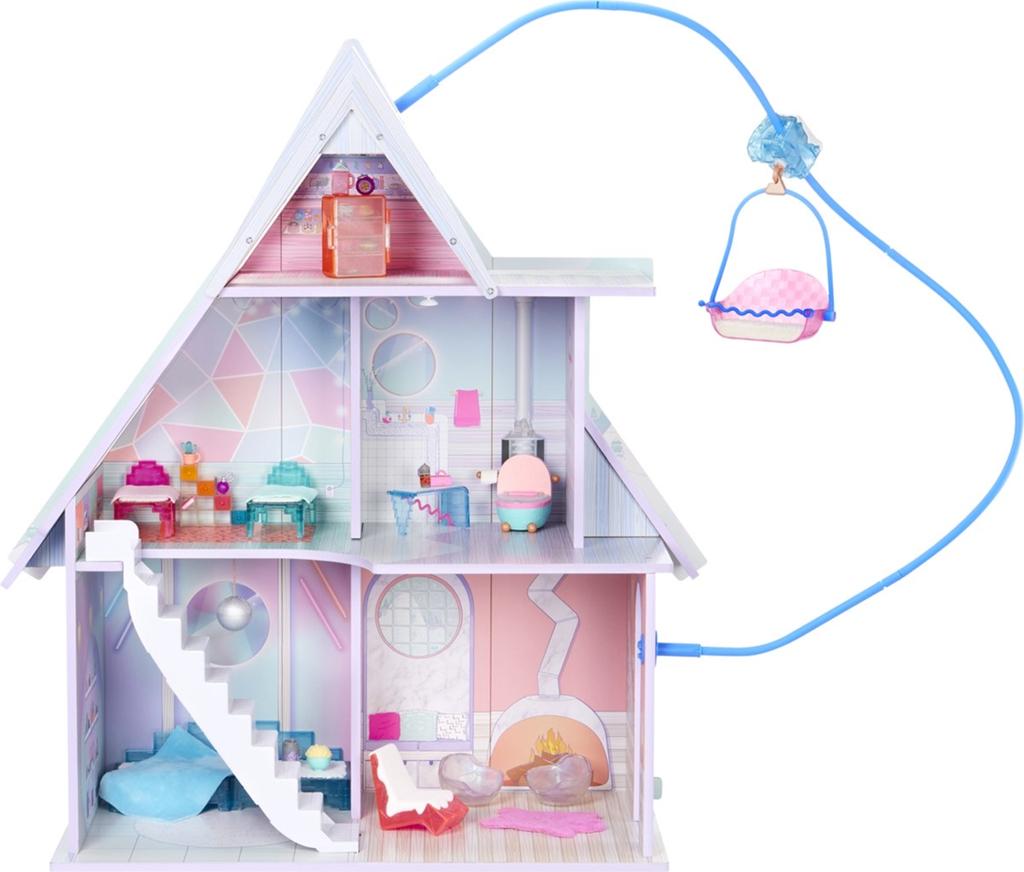 L.O.L. Surprise! Winter Disco Chalet met veel poppetjes, Ophalen, Gebruikt