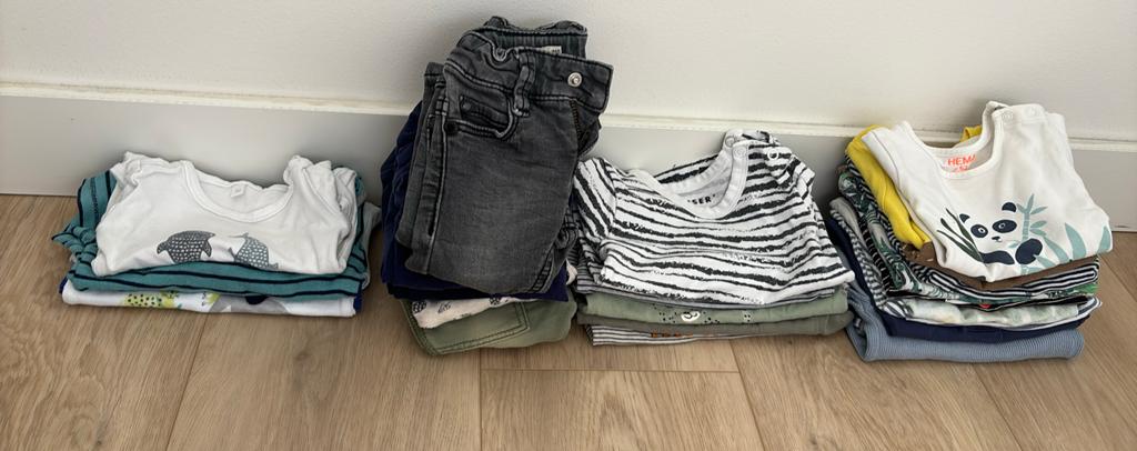 Lente/zomer kledingpakket jongen maat 56-62 (23 items), Ophalen of Verzenden, Zo goed als nieuw, Jongetje