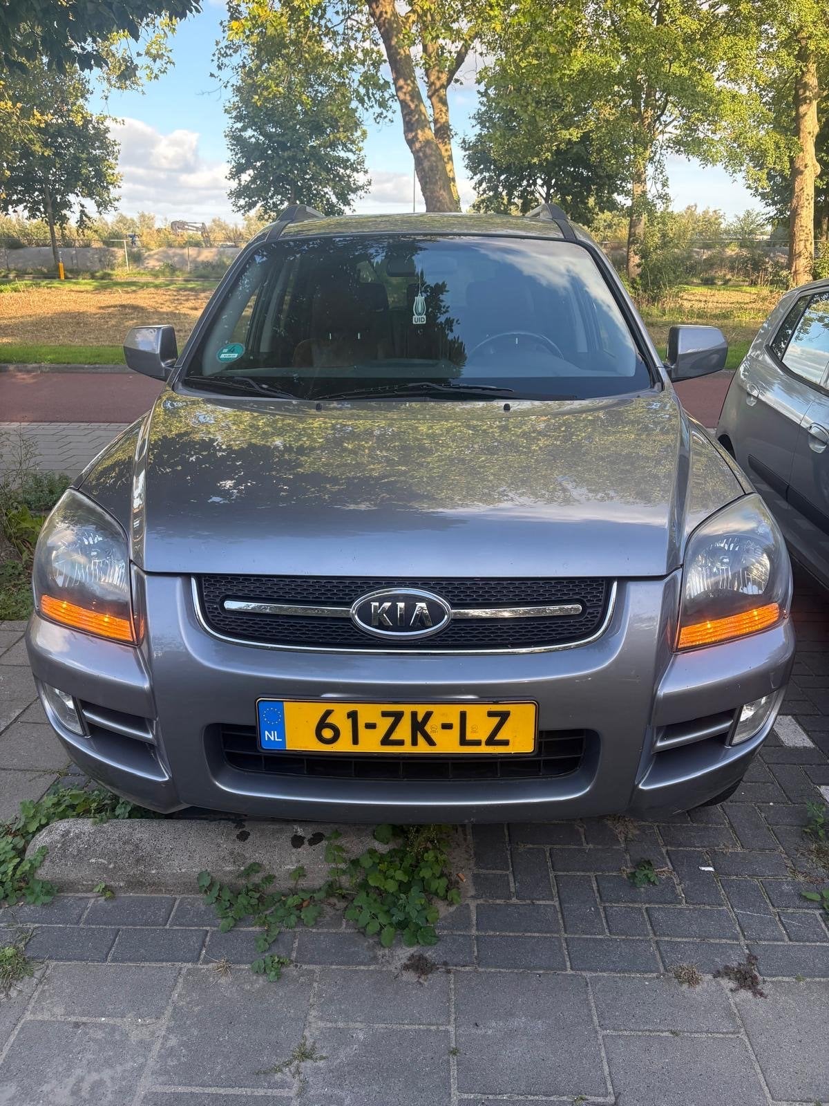 Kia Sportage 2.0 2WD 2008 Grijs, Auto's, 1442 kg, 4 cilinders, Origineel Nederlands, 75 €/maand