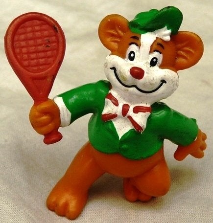 Figure PVC, Boink de Beer - Tennisser, Look-O-Look, 1998.(1), Ophalen of Verzenden, Gebruikt, Overige typen