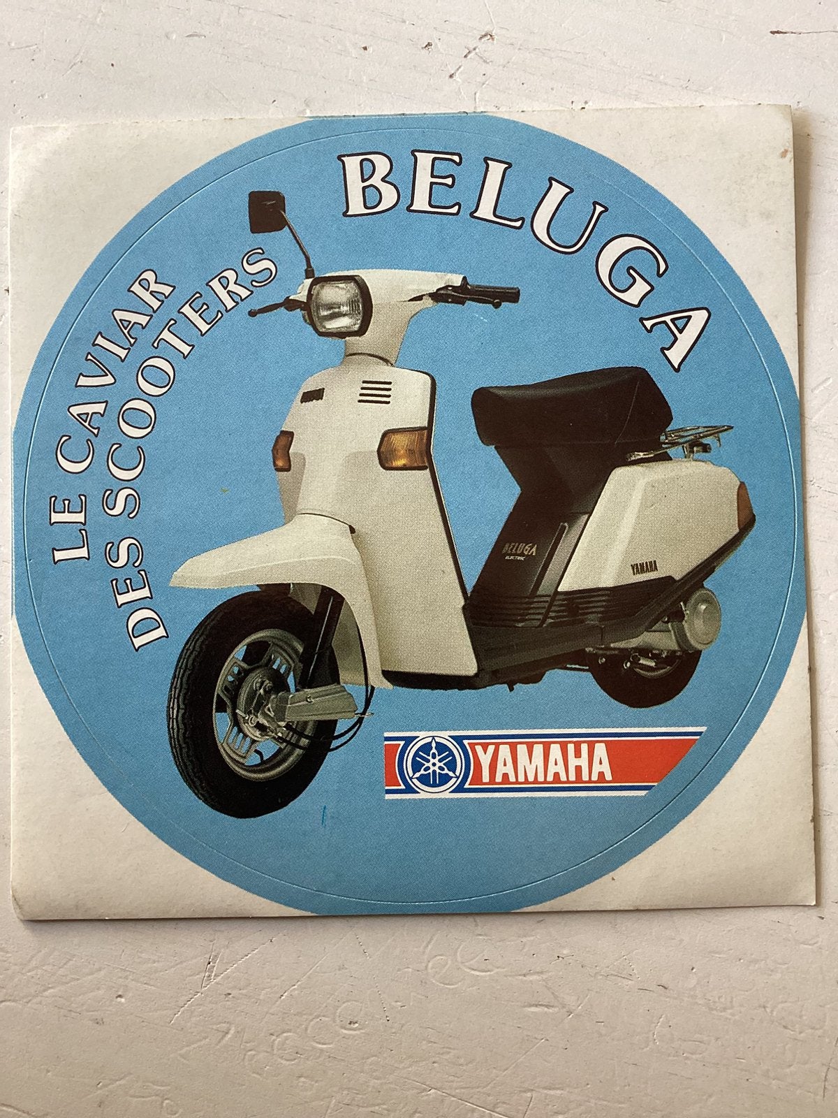 Ronde sticker Yamaha Beluga, Verzenden, Zo goed als nieuw, Merk