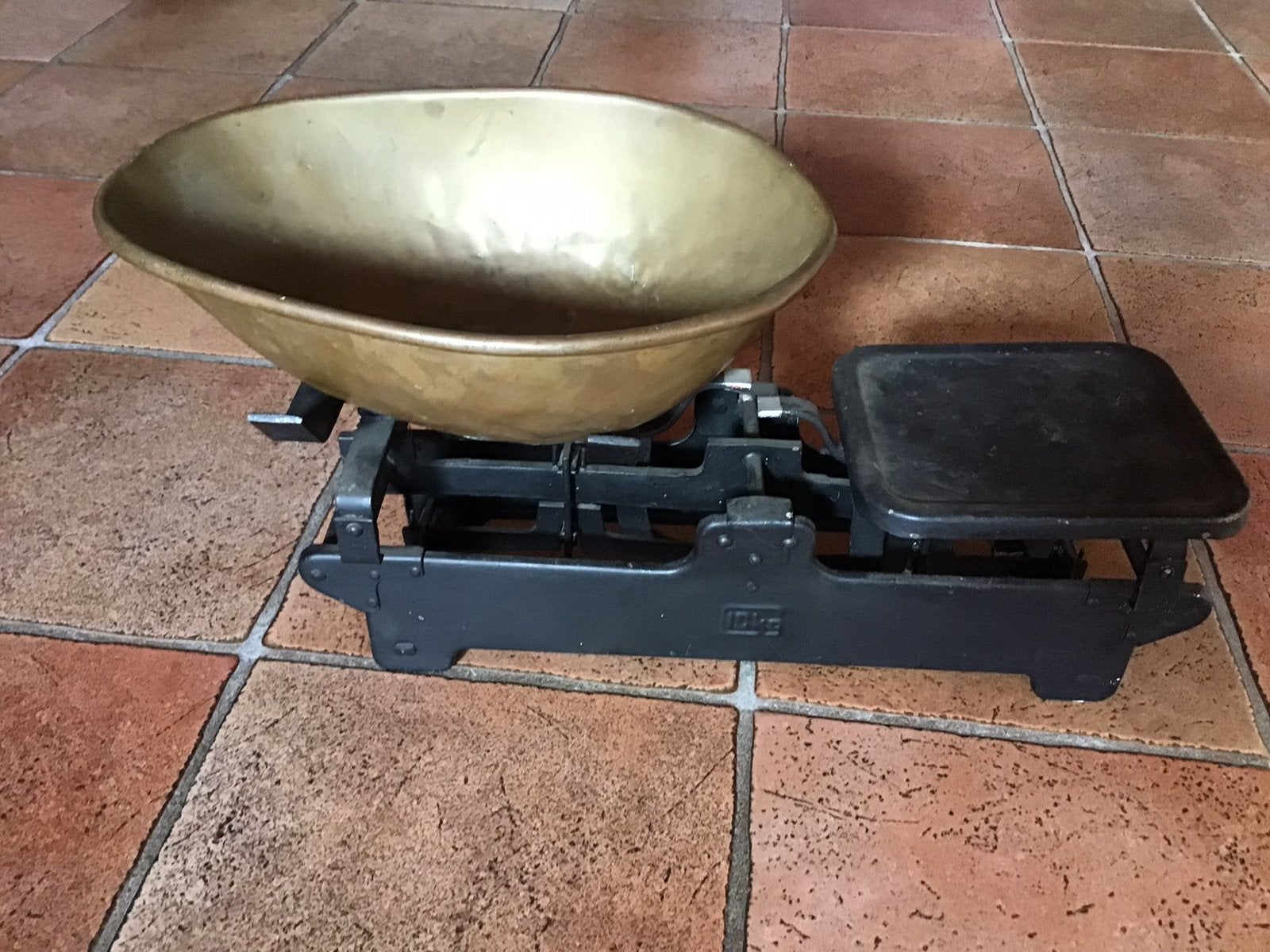 Antieke weegschaal, Witgoed en Apparatuur, Weegschalen, Ophalen of Verzenden, Zo goed als nieuw, 500 gram of grover, Minder dan 10 kg