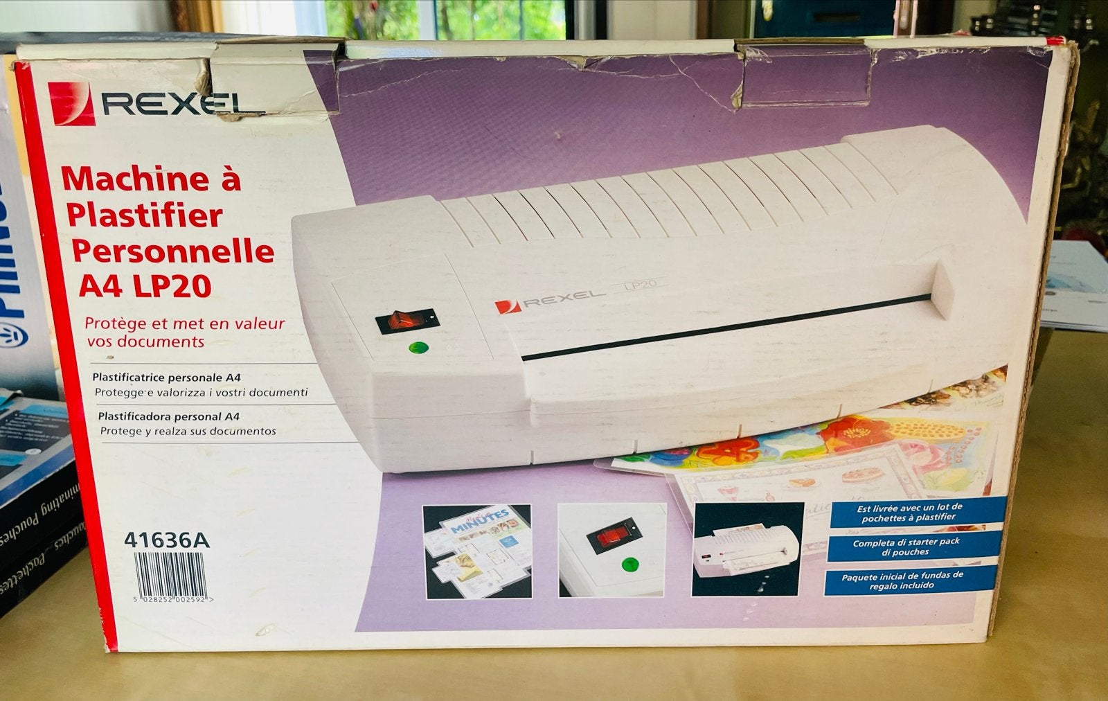 Rexel A4 LP20 Lamineerapparaat met lamineerhoezen, Diversen, Ophalen of Verzenden