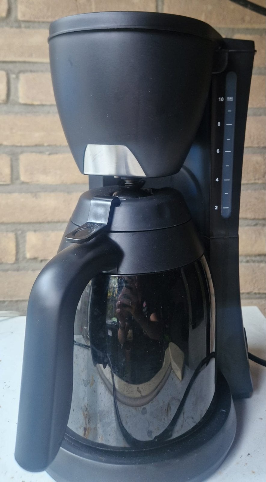 Mestic koffiezetapparaat MK-120 met thermoskan - 10 kopjes, Gebruikt, 10 kopjes of meer, Koffiemachine, Gemalen koffie