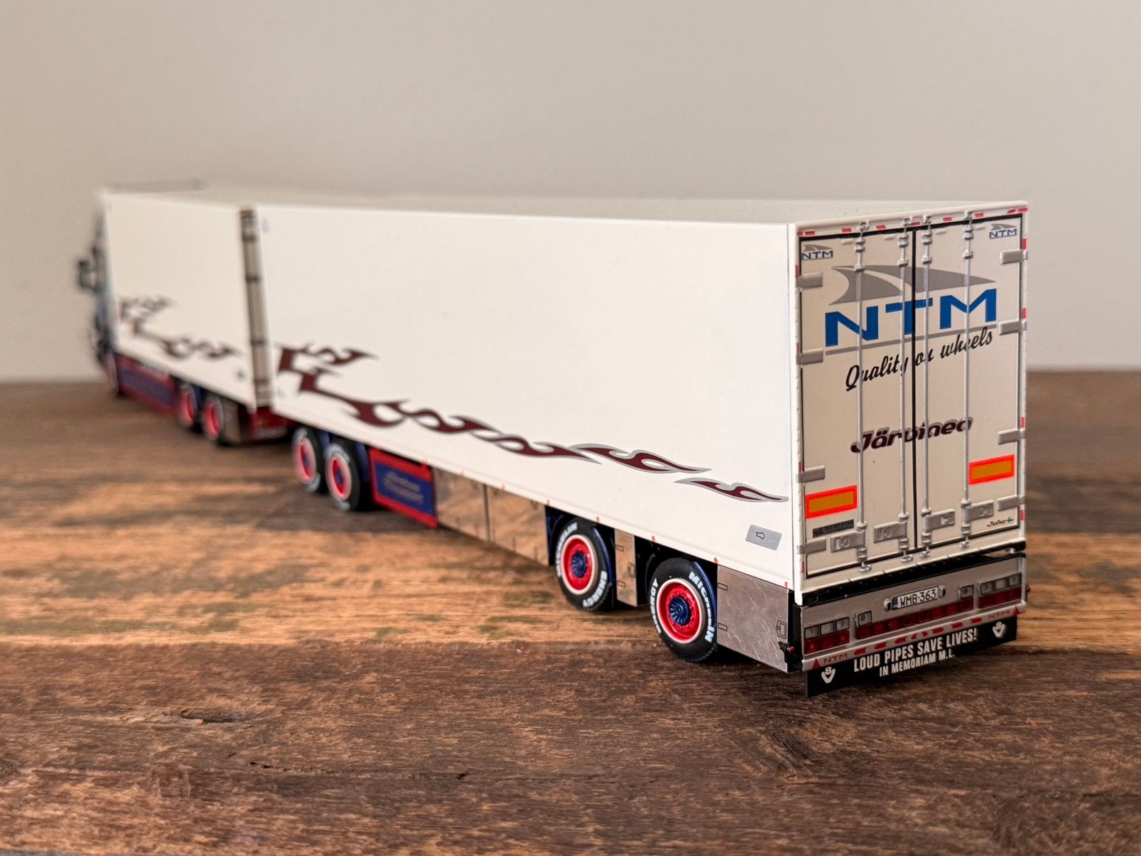 WSI - Scania highline Jarvinen transport LZV, Hobby en Vrije tijd, Modelauto's | 1:50, Ophalen of Verzenden, Nieuw, Bus of Vrachtwagen