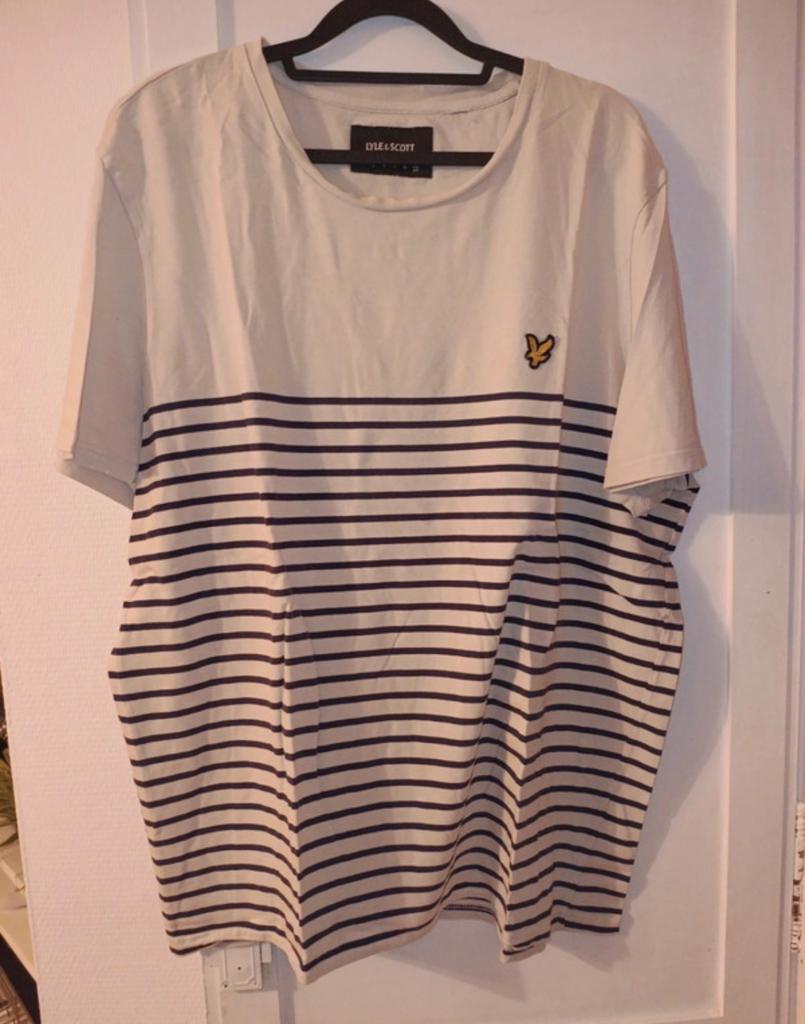 T-shirt lyle & scott XXL, Verzenden, Zo goed als nieuw, Overige maten, Wit