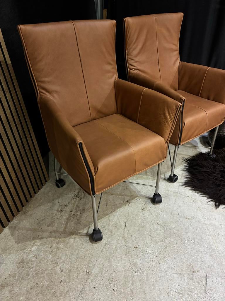 Montis Chaplin stoel, Huis en Inrichting, Stoelen, Ophalen, Twee, Bruin, .