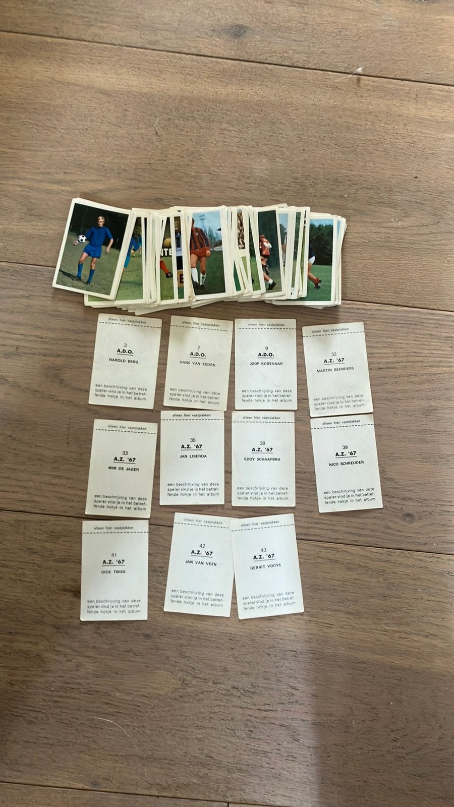 Panini Vanderhout 1970-1971 nieuw, Ophalen of Verzenden, Zo goed als nieuw, Buitenlandse clubs, Poster, Plaatje of Sticker