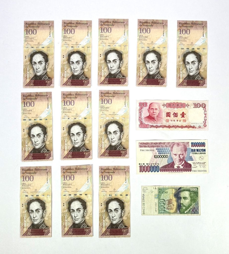 1149. Buitenlandse bankbiljetten, 1987–2015, Verzamelen, Ophalen
