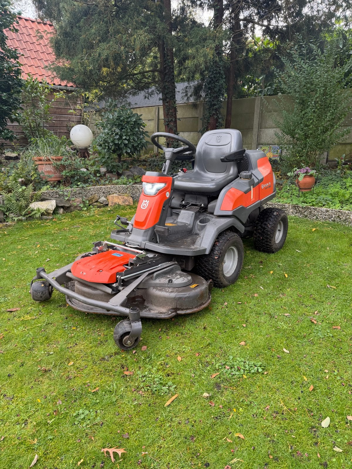 Husqvarna R420TsX AWD Rider Zitmaaier 2021, Ophalen, Gebruikt, Mulchfunctie, 120 cm of meer