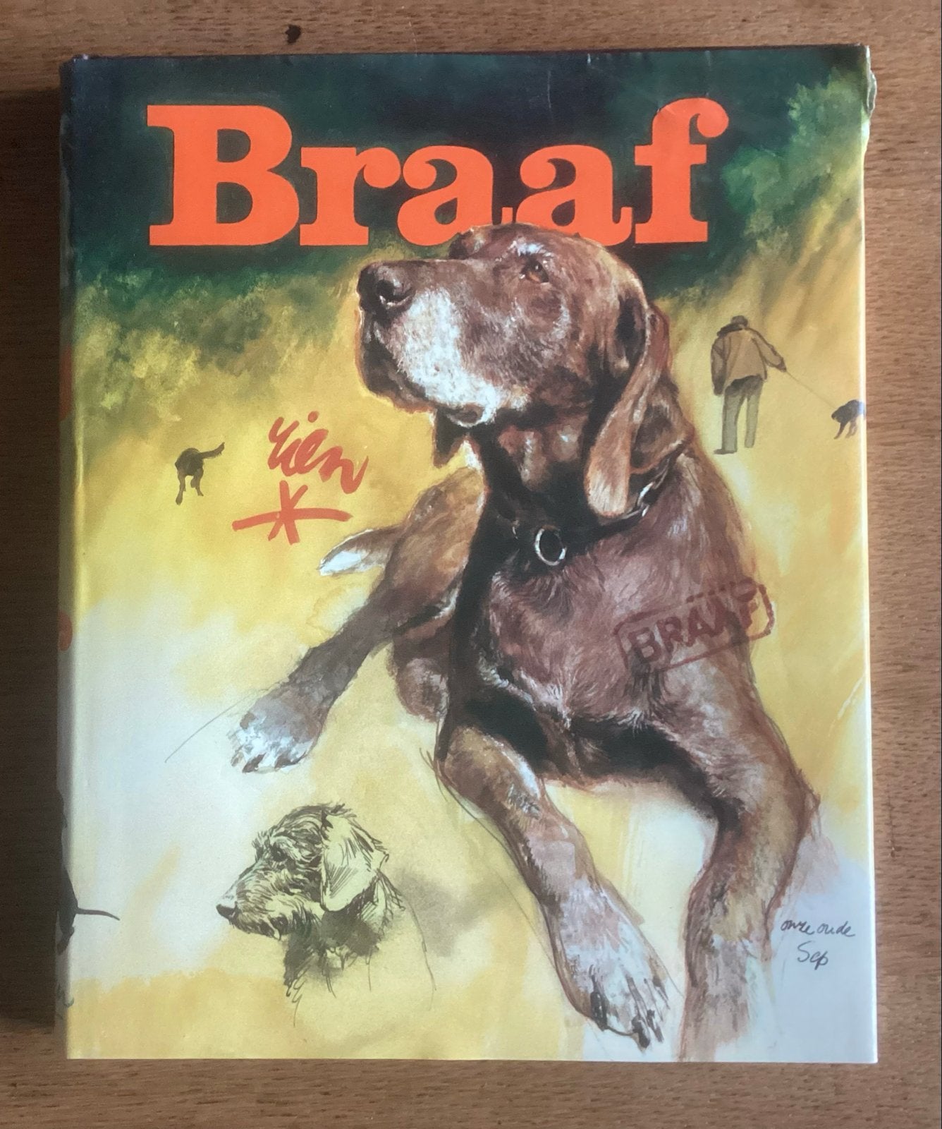 Rien Poortvliet ,Braaf - Een boek over honden, Ophalen, Zo goed als nieuw, Honden