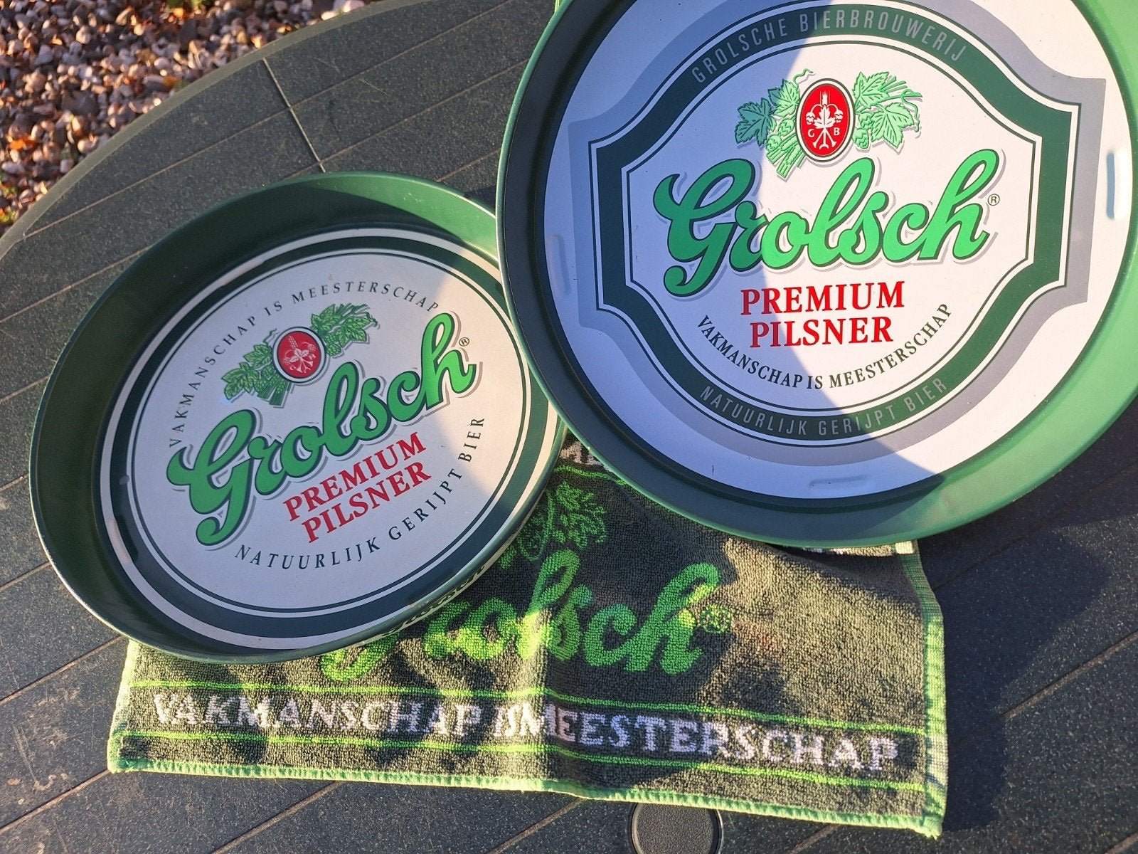 Grolsch dienblad set, Verzamelen, Ophalen of Verzenden