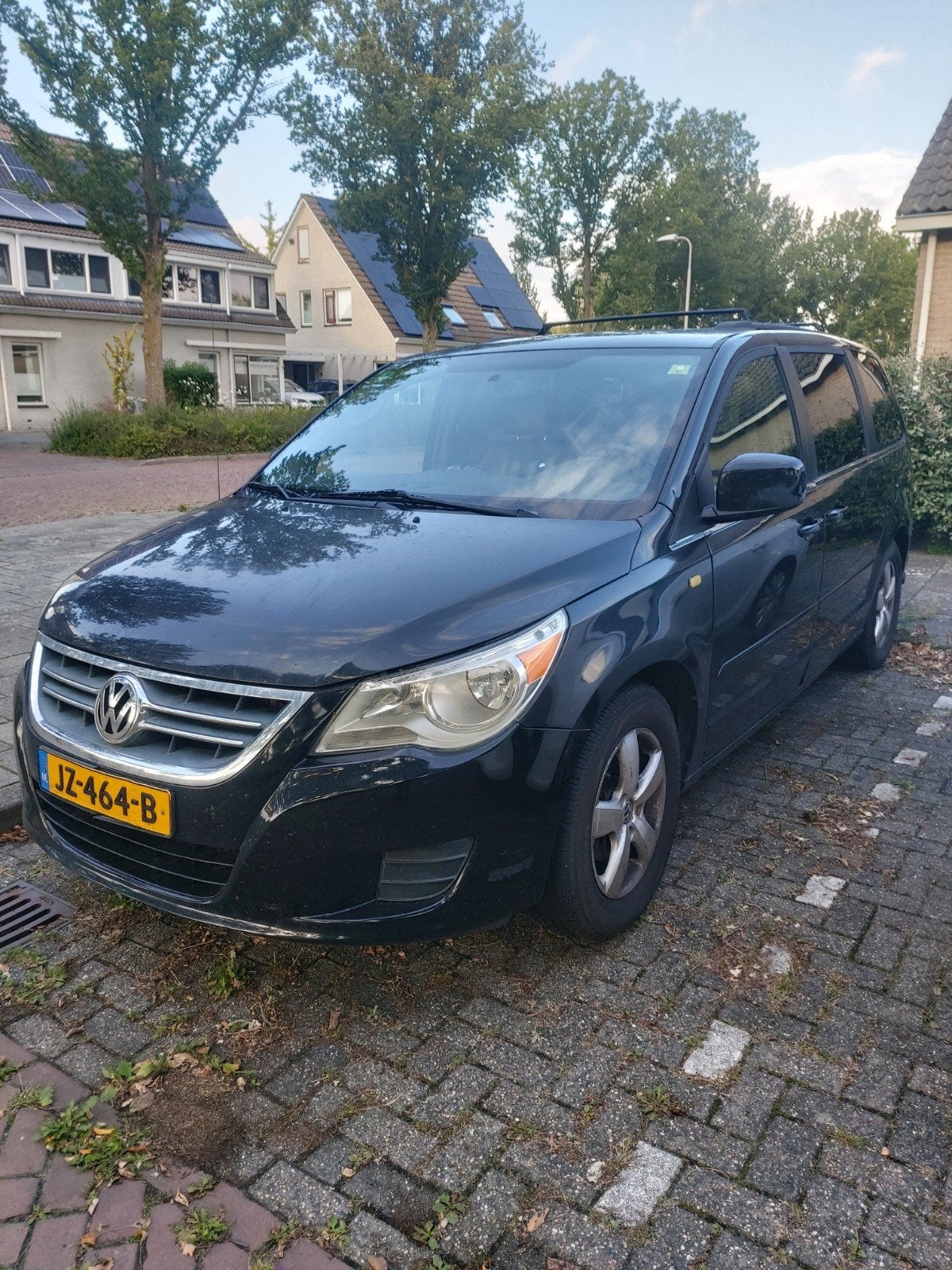 Volkswagen Routan V6 3.6 lpg g3 + trekhaak, Auto's, Beige, 7 stoelen, Zwart, 3597 cc