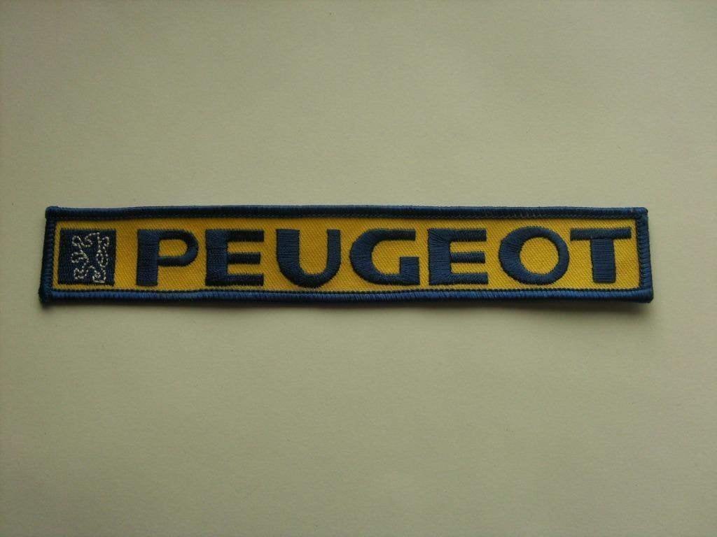 peugeot patch badge opnaai embleem lang, Ophalen of Verzenden, Nieuw, Auto's
