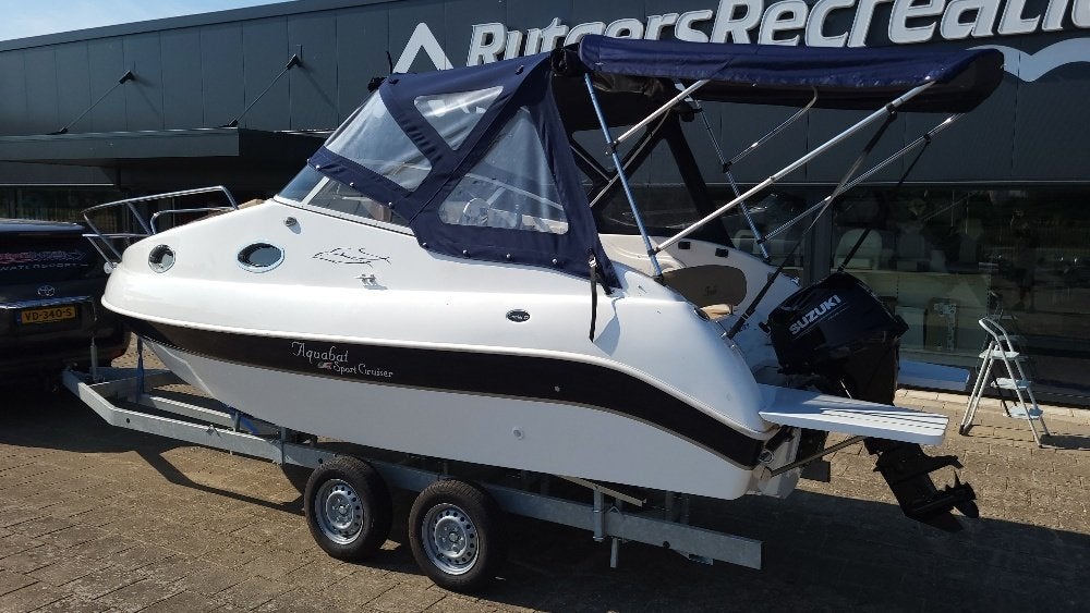 Aquabat 20 Sportcruiser - Suzuki DF30 - Vaarbewijsvrij!, Watersport en Boten, Motorboten en Motorjachten, Buitenboordmotor, Dieptemeter