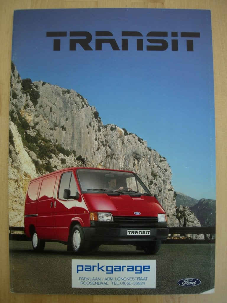 Ford Transit Brochure 1988, Ford, Ophalen of Verzenden, Zo goed als nieuw, Ford